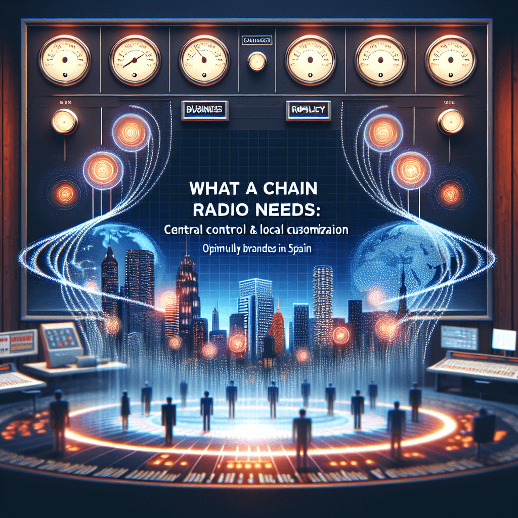 Qué debe tener una radio para cadenas: control central y personalización local