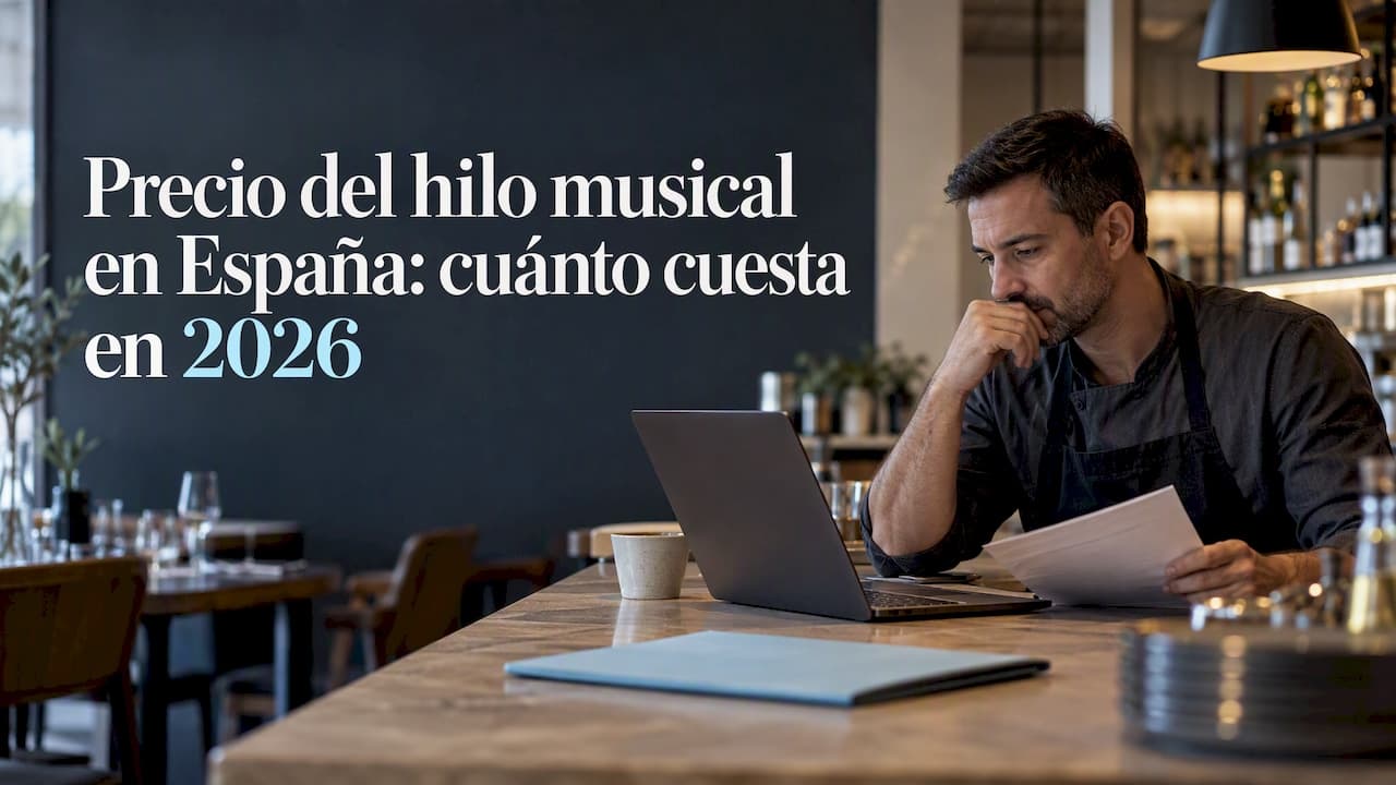 Precio del hilo musical en España: cuánto cuesta en 2026
