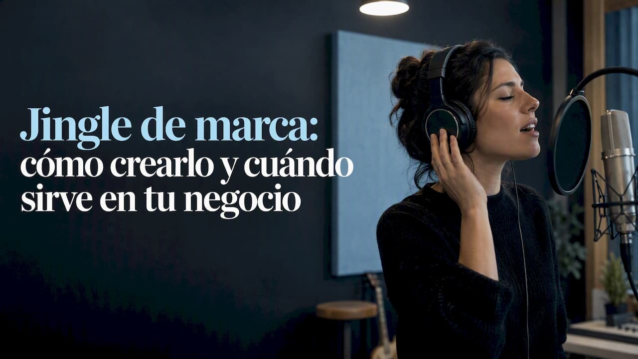 Jingle de marca: cómo crearlo y cuándo sirve en tu negocio