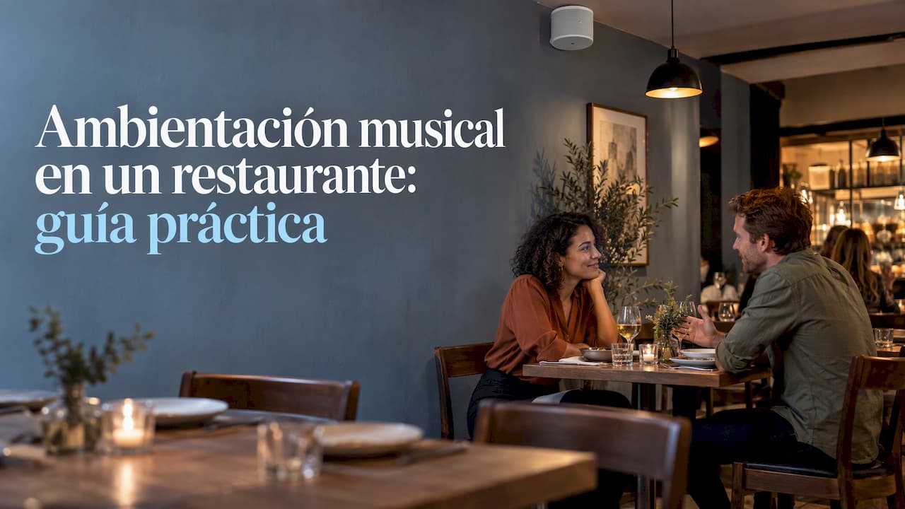 Ambientación musical en un restaurante: guía práctica