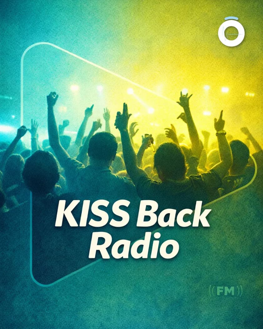La ràdio KISS Back - fil musical lliure de drets per a negocis Playlist de fil musical sense SGAE: La ràdio KISS Back - Ondeón